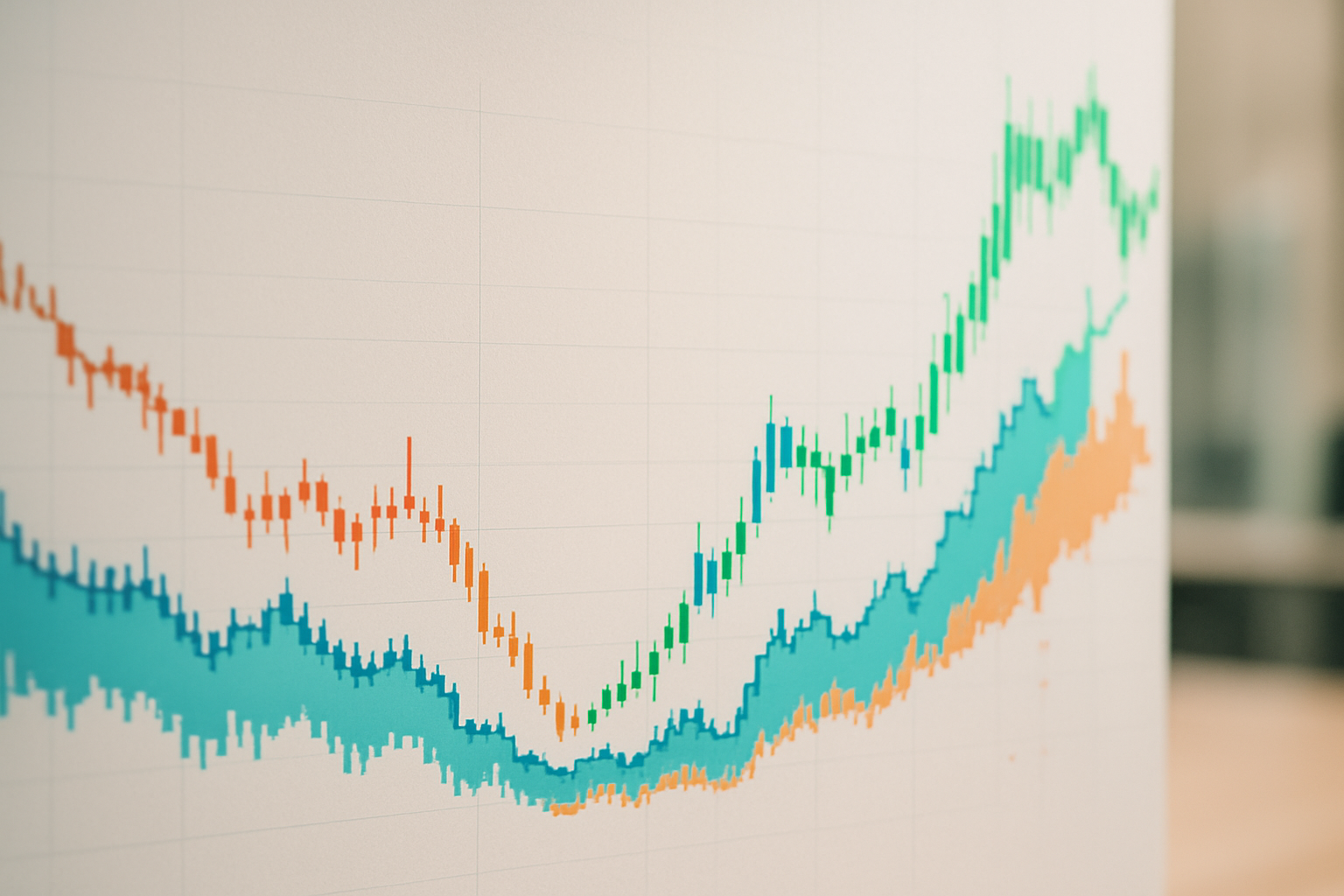 Rappresentazione astratta della ripresa della domanda istituzionale nel mercato crypto
