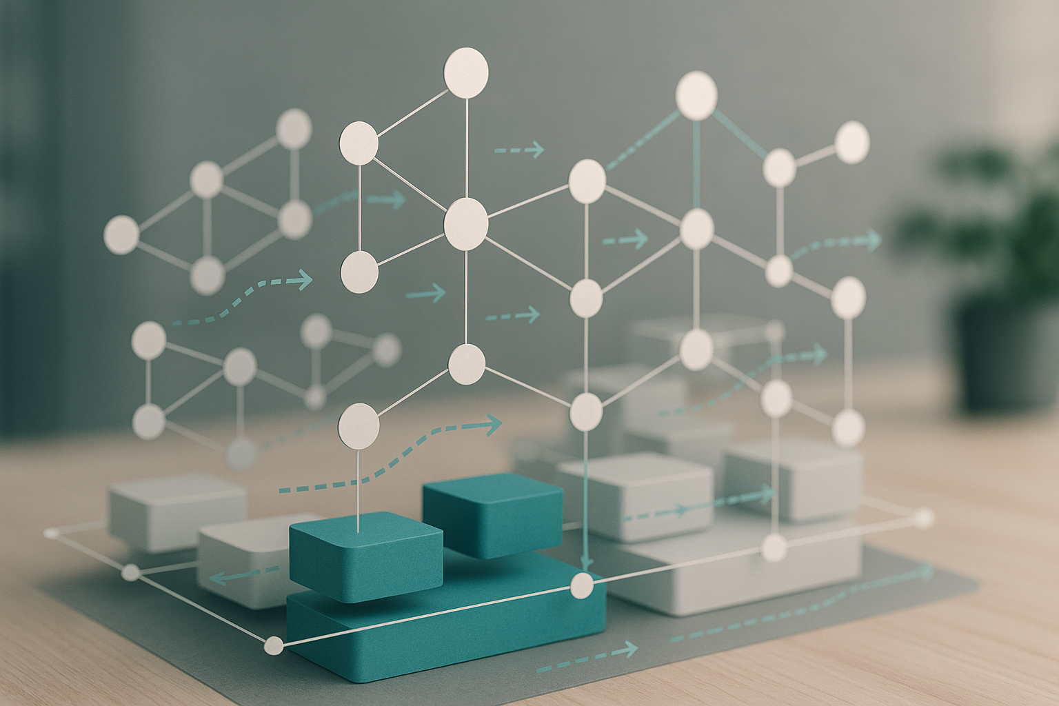 Schema concettuale di una rete layer 2 sopra un layer 1 con transazioni aggregate e nodi connessi